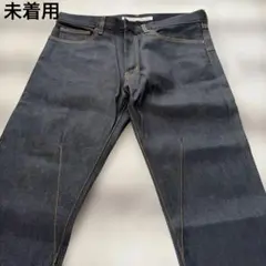 A18633 美品 ジョンローレンスサリバン フロントサイドベルトデニム 黒46 A18633 美品 ジョンローレンスサリバン フロントサイドベルトデニム 黒