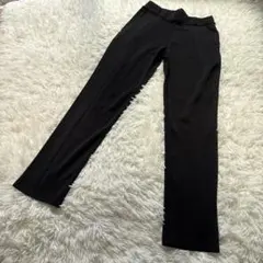 黒 ストレッチスリムフィットスラックス　Mサイズ