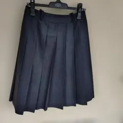 ヴィンテージChristian Dior プリーツスカート L ダークグレー