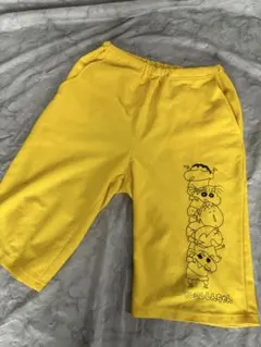 クレヨンしんちゃん ハーフパンツ 部屋着 黄色 Lサイズ