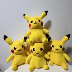 ポケットモンスター　めちゃもふぐっとぬいぐるみ～ピカチュウ～笑顔ver. 4体