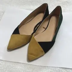 ZARA ポインテッドトゥ フラットシューズ　パンプス