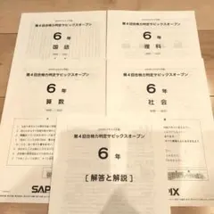 合格力判定 サピックスオープン 4回セット【未使用品あり】原本 2025年最新】第4回合格力判定サピックスオープンの人気アイテム