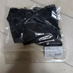 新品未使用　フォーマルネックカバー　ブラック　黒　レース　（付け襟）