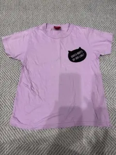 OJICO Tシャツ パープル 猫モチーフ