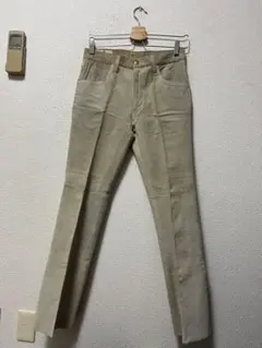 70s　ヴィンテージ　ラングラー　オールレザーブーツカットパンツ　/L　本革のサムネイル