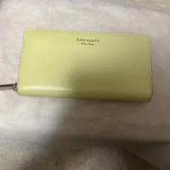 kate spade レモンイエロー 長財布