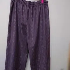 ★　英ネルでモンペ ウール100％ 暖かい 渋いパープル‼️