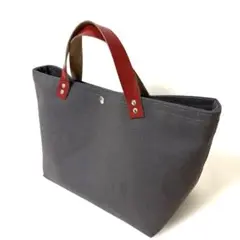 ハンドメイド　トートバッグ【富士金梅帆布8号】大容量❗️daily &1泊用に最適