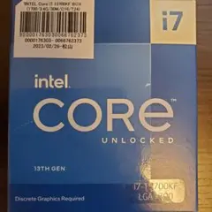 Intel Core i7-13700K 未開封　新品　Intelサポート交換品 インテル Core i7 13700K BOX 価格比較 - 価格.com