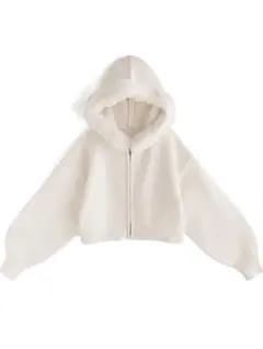 GRL フードファーニットパーカー[an1497]