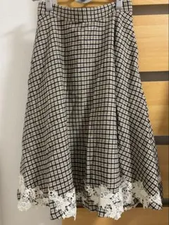 31 Sons de modeチェック柄フレアスカート