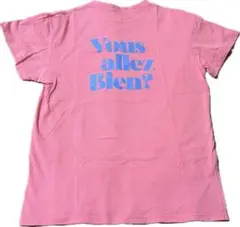 PAIR MANON ペアマノン Tシャツ 110 ピンク 半袖 ロゴ キッズのサムネイル