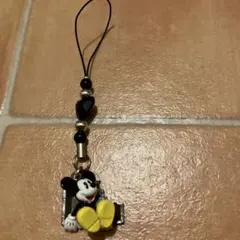 ディズニー ミッキー キーホルダー チャーム 金属製 ハンド クリップ 