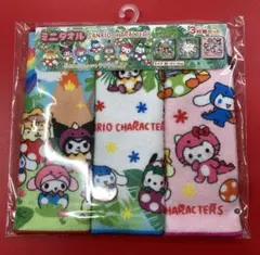 サンリオキャラクターズミニタオル3枚セット♡♡