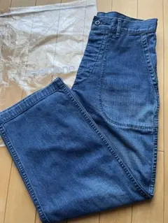 A.PRESSE US Navy Denim Baker Pants 1のサムネイル