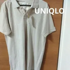 UNIQLO サーフカノコポロシャツ ナチュラル Lサイズのサムネイル