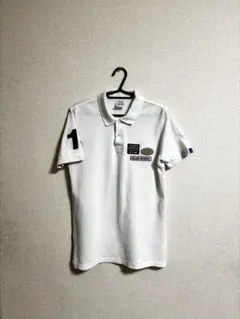 LOOPWHEELER 20周年　ポロシャツ　ホワイト 夏服　襟付き　古着　白のサムネイル