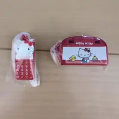 ハローキティ　なつかしアイテム　ミニチュアコレクション　2点セット