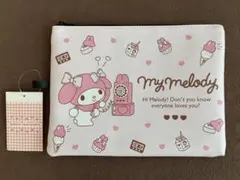 【タグ付き新品】サンリオ マイメロディ フラットポーチ
