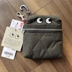 新品タグ付　UNIQLO × アニヤハインドマーチ パッカブルバッグ オリーブ