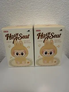 TOP MART Have A Seat LABUBU ぬいぐるみ 2個セット