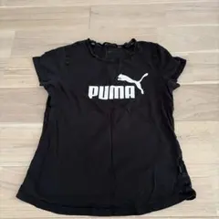 PUMA ブラック 半袖Tシャツ Lサイズ
