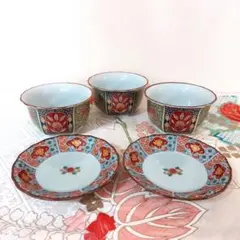 【5点セット】有田焼 清兵衛作 小鉢　仁祥窯 古伊万里 小皿