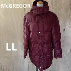 マクレガー　バーガンディ フード付きダウンジャケット