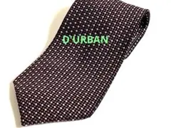 【美品】D'URBAN ダーバン ネクタイ シルク100% ボルドー②のサムネイル