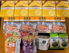 吉野家 牛丼の具 4個 + よこすか海軍カレー 5個 バラエティセットのサムネイル