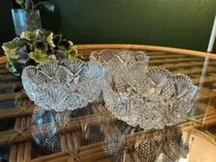 ガラス容器 セット サラダボウル インテリア 昭和レトロ