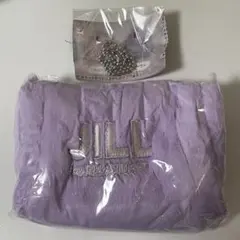 JILL by JILL STUART ミニフラッフィートートバッグ パープル