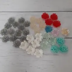 フラワーデコパーツセット