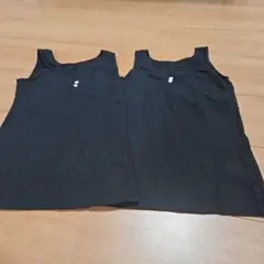 ブラックアンダーシャツ2枚セット 140