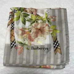 Burberrys 花柄大判ハンカチ