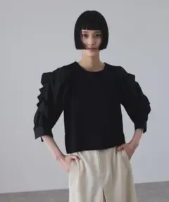 todayful パフスリーブ　ボリュームスリーブオーガンジーブラウス todayful パフスリーブ ボリュームスリーブオーガンジーブラウス
