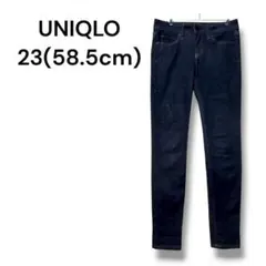 ユニクロ　ウルトラストレッチジーンズ　スキニー　ネイビー　23(58.5cm)