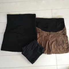 マタニティショートパンツ　スカート　レギンス