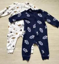 H&M ロンパース ジップタイプ 2点セット