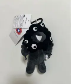 大阪万博 黒ミャクミャク　カラビナ付きマスコット キーホルダー　ブラック