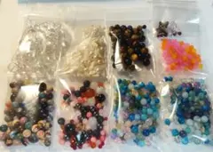 天然石ガラスビーズ まとめ売り