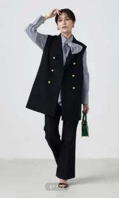 1回着用のみ⭐︎NOLLEY'S sophi トリプルクロスメタル釦 ベスト