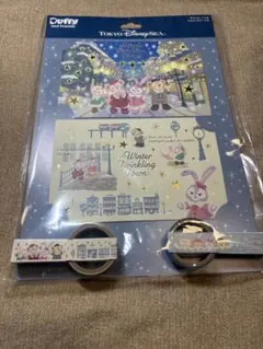 東京ディズニーシー　DUFFY and friends ポストカード　マスキング