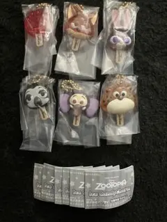 ズートピアアイスキャンディーチャーム6点セット