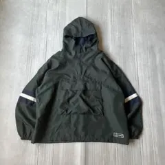 90s 00s OLD NAVY ナイロン アノラックパーカー グリーン XL