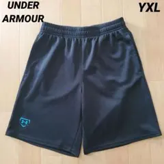 Under Armour YXL 黒 ハーフパンツ