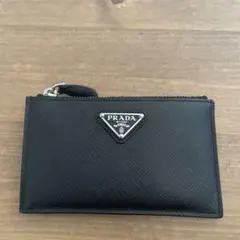 PRADA 1MC086 サフィアーノトライアングル コインケース 箱付き