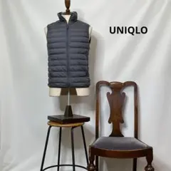 9351【チャコールグレーSサイズ】ユニクロ　ウルトラライトダウン　ベスト