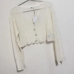 ワンアフターアナザーナイスクラップ 着回し万能/シアーカーディガン20